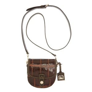 Dooney & Bourke Croco Mini Flap Crossbody